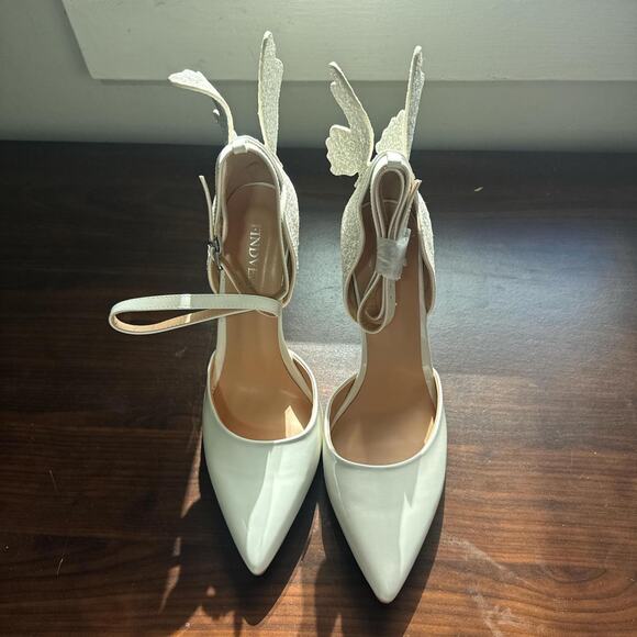 Butterfly back sexy stiletto pumps - Picture 1 of 5